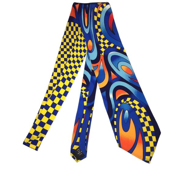 RUSH LIMBAUGH No Boundaries Collection Men's 100% Silk Necktie Geometric